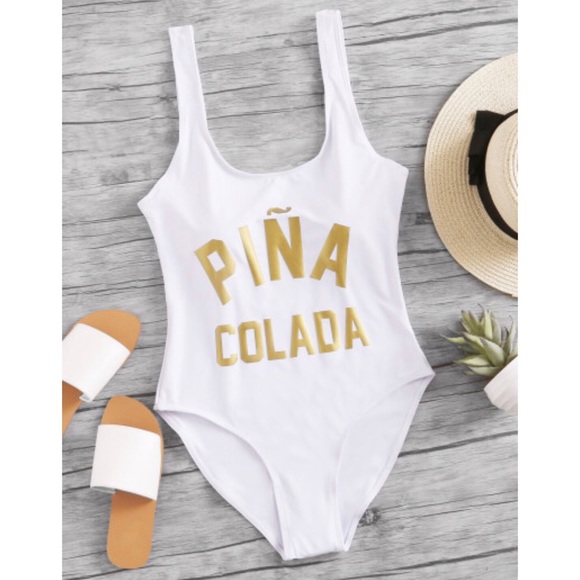 Other - Pina Colada Backless One-Piece Monokini